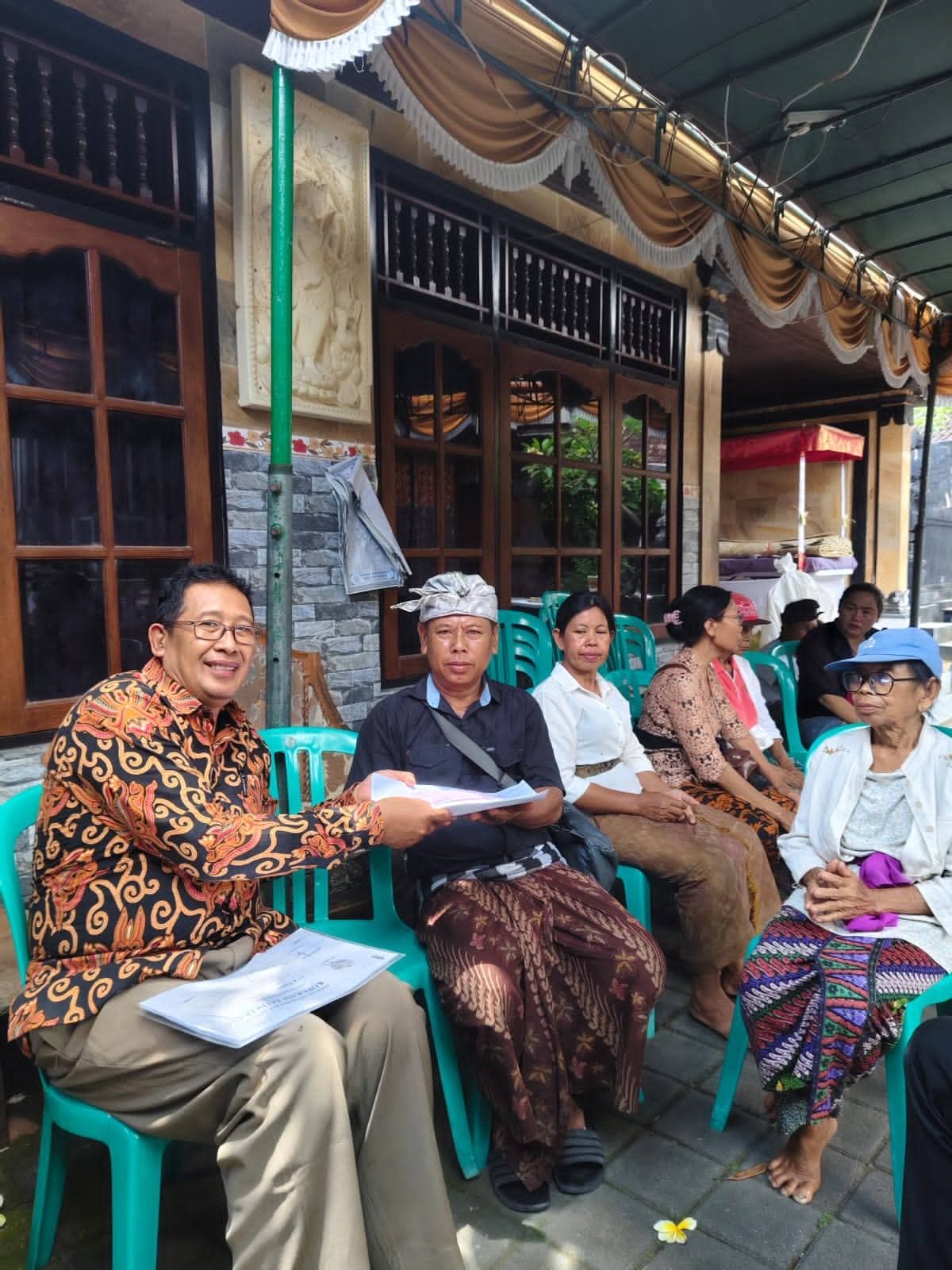 Penyerahan Santunan Dana Duka kepada Keluarga Anggota